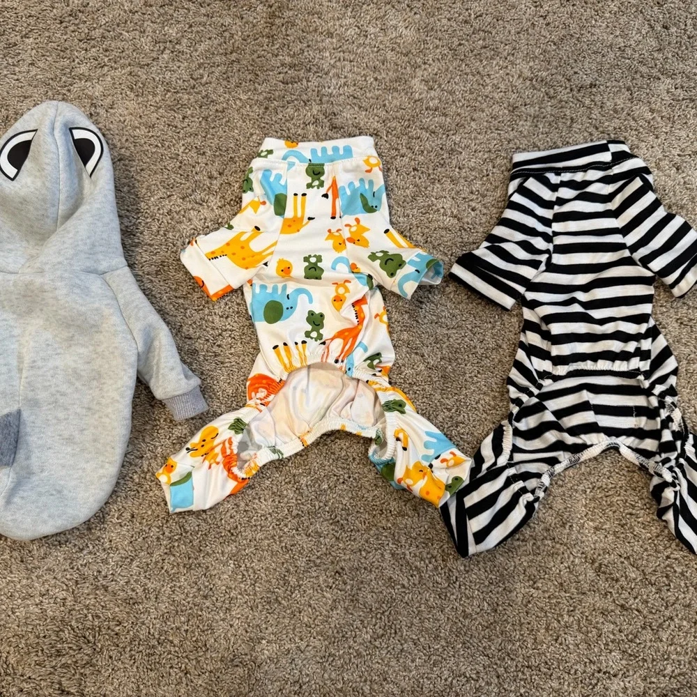 Small Dog or Cat Hoodie & Onesie Set